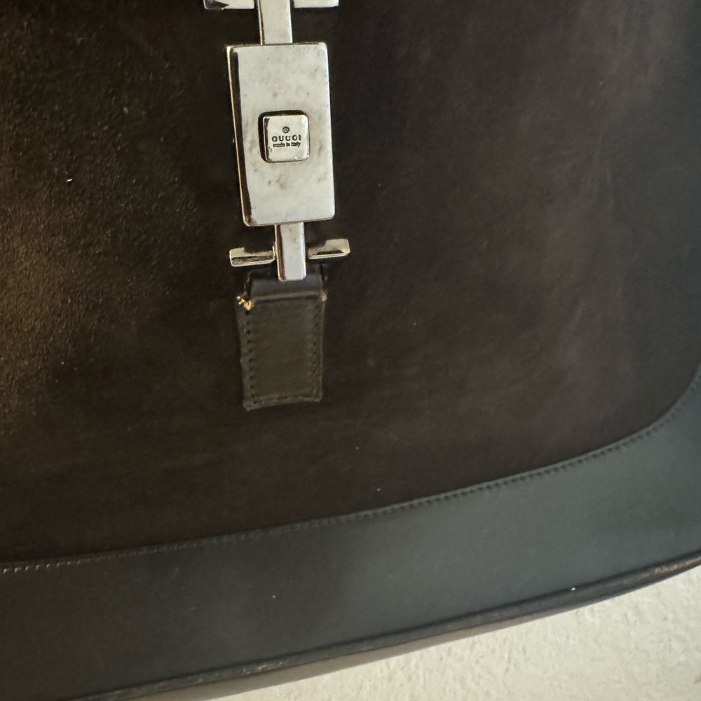 Gucci Jackie Suede and Leather (chocolate brown on dark brown) - Picture 2 of 10